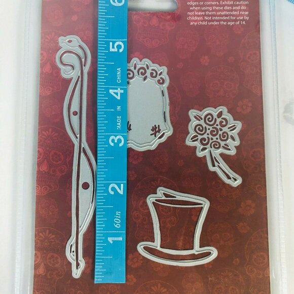 Sheena Douglass Perfect Partners Metal Die Set Day of The Dead Union of Souls - Picture 3 of 12